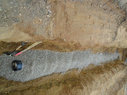 Installation of Shallow drainage